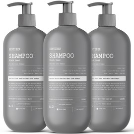 [22% improvement in dandruff itchiness] 2+1 Sentiver Dandruff Shampoo 1L Mildly Acidic Large Capacity Scalp Cooling Dandruff Head Odor - Black Seed Hair Loss Symptom Relief Shampoo 1L / [비듬 가려움 22% 개선] 2+1 센티베르 비듬샴푸 1L 약산성 대용량 두피 쿨링 댄드러프 정수리냄새 - 블랙시드 탈모증상완화 샴푸 1L X 3개