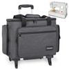 ITHWIU Sewing Machine Case with Wheels, Universal Rolling Sewing Machine