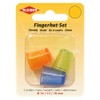 Kleiber 70010 Thimble Set, Plastic, Blue/Green/Orange, Diameter 14 mm, 15