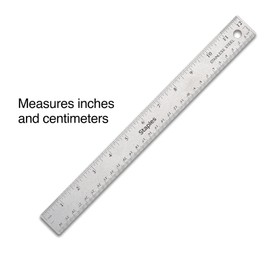 Staples 12-Inch Imperial/Metric Scales Ruler