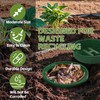 TOP XIAN 4-Pack Inground Worm Composter, Outdoor Worm Compost Bin