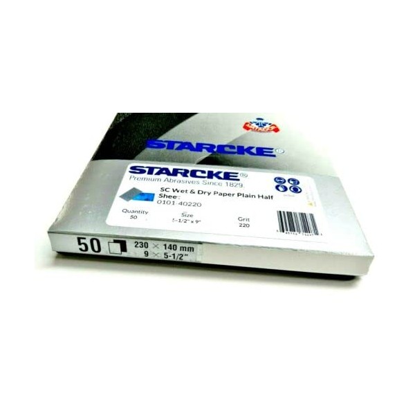 Matador Abrasive Wet or Dry Sandpaper 50 Sheet 220 Grit