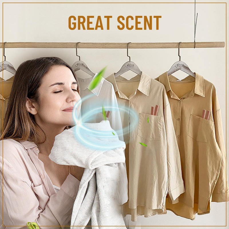 Sharkwoods Cedar Blocks for Clothes Storage 60 Pcs, Cedar Sticks