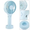 Mini USB Rechargeable Handhold Portable Desktop Cooling Fan (Blue)