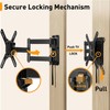 Perlegear Lockable RV TV Mount for 13–43 inch TVs up