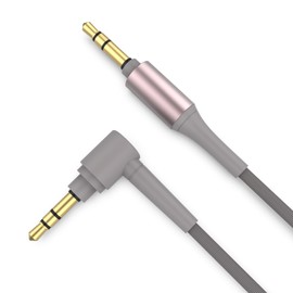 WH-1000XM5 XM4 XM3 XM2 Replacement Audio Cable Compatible with Sony MDR-XB950BT XB950N1 1000X 100ABN 10R 1A 1ABT WH-H900N WH-H800 – 3.5mm Male to Male Stereo Aux Cord, 4FT, Grey