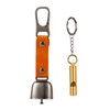 Bear Bell and Whistle, Magnetic silencer leather bear bell and