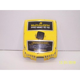 McCulloch Vintage McCULLOCH PRO MAC 10-10 Chainsaw 2 - Piece Breather Cover Decal Set