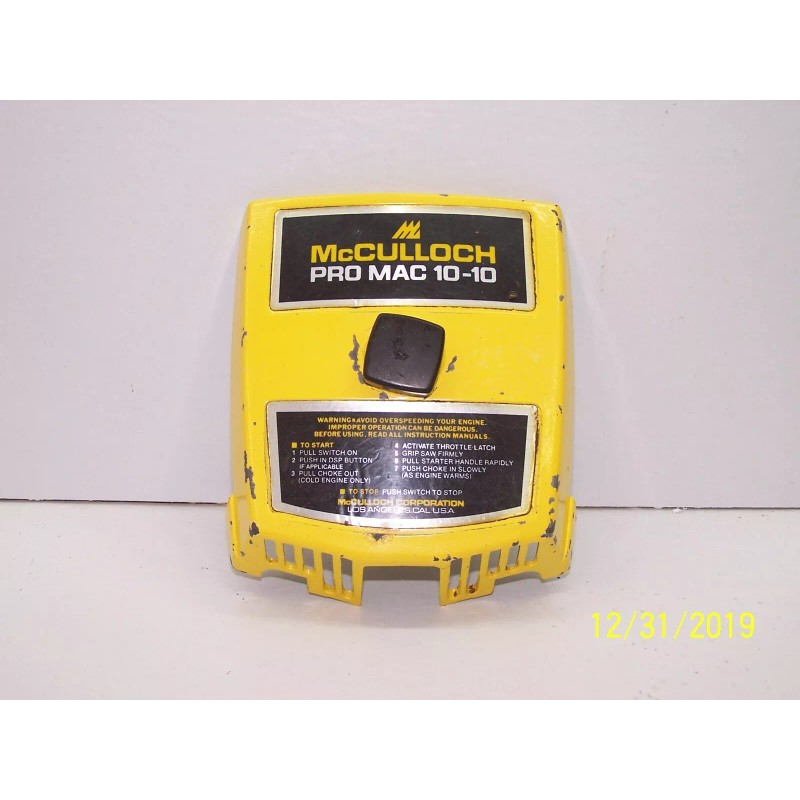 McCulloch Vintage McCULLOCH PRO MAC 10-10 Chainsaw 2 - Piece