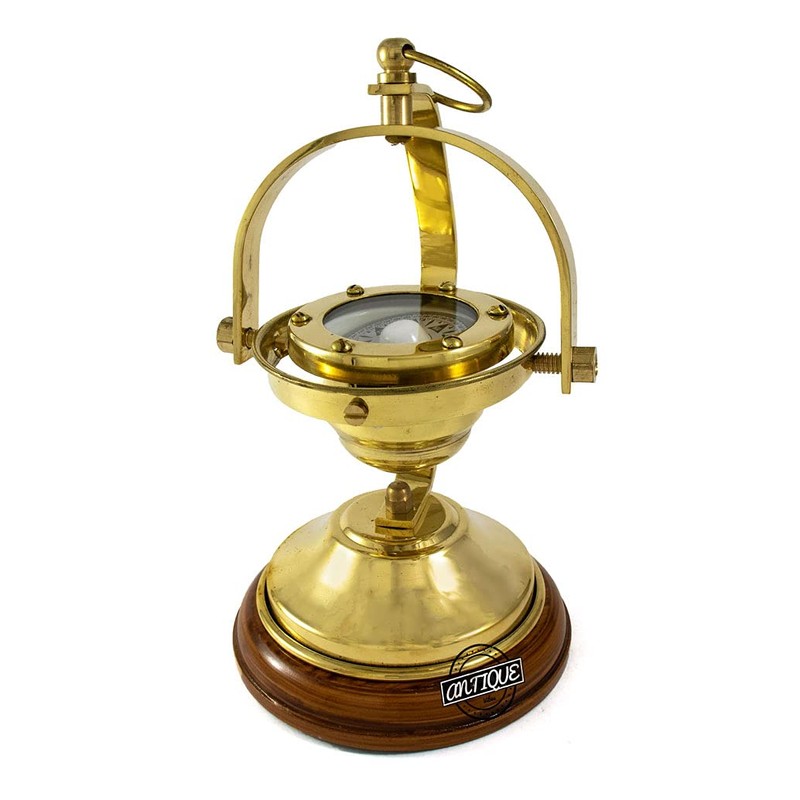 AV Nautical Compass Gimbals Ship/Boat Floating Dial Binnacle Collectible Maritime