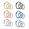 Subiceto 18Pcs 20G Stainless Steel Nose Ring Hoop Septum Ring