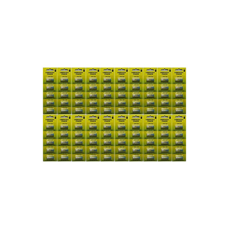 LOOPACELL A27 27A Battery, 12 Volt - 100 Pack