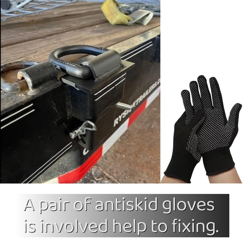 12000lbs Heavy Duty Removable D Ring Stake Pocket tie Down