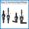 A ABSOPRO 2 Set 1/4" 6.3mm SAE to 5/16" 8mm