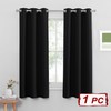 PONY DANCE Blackout Thermal Insulated Curtain for Bedroom, 34 x