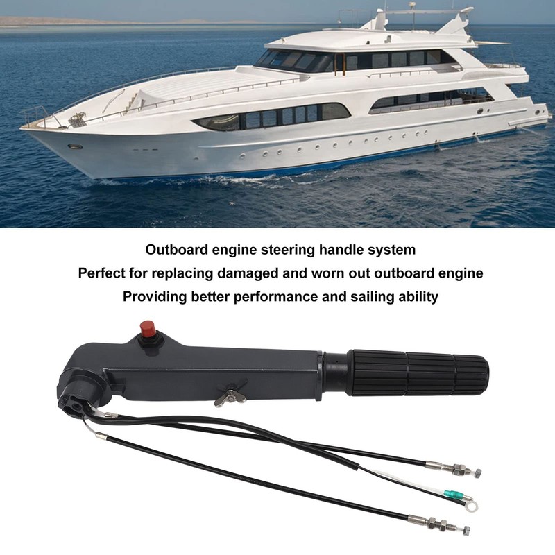 Outboard Motor Short Shaft Handle, Outboard Motor Engine Steering Tiller