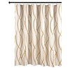Biscaynebay Extra Long Textured Fabric Shower Curtain 72 Inch by