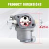 Wondrify 594207 Carburetor for John Deere X166 Ride On Mower