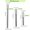 3PCS Strong Magnetic Drill Bit Holder with 6.35mm Socket Quick