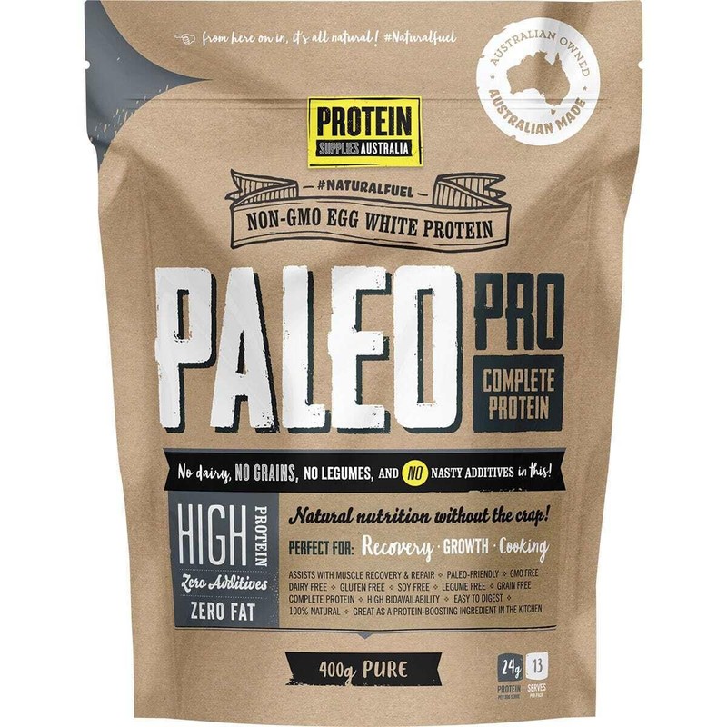 Protein Supplies Australia PaleoPro Egg White Pure Protein Powder 400