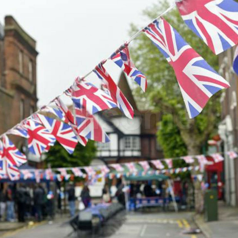 KandyToys Union Jack Flag Bunting - 5 Metres - 10