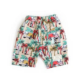 Escape Swim Shorts, Full Handle Swim Pants, Boys, beige, 130