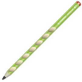 STABILO Handwriting Pencil EASYgraph - 2 pcs - HB + Legacy Eraser (Right Handed Green)