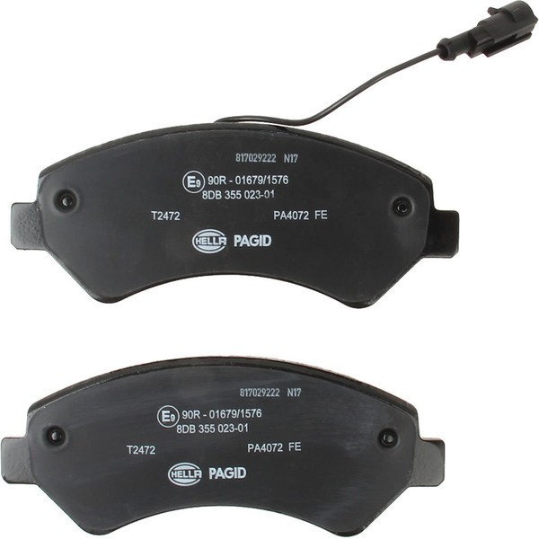 HELLA PAGID 8DB 355 023-011 Brake Pad Set, disc brake,