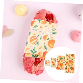 Healvian 3sheets Beeswax Food Wraps Reusable Fresh-Keeping Cloths for Food Preservation Biodegradable for Sandwiches Fruits Vegetables Easy to Clean and Maintain