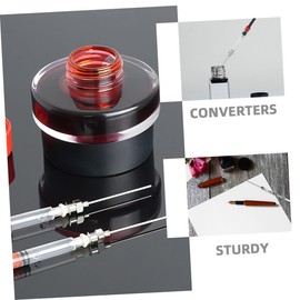 Tofficu 5sets Ink Pen Converter Calligraphy Pens Fountain Accessories Ink Reservoir Converter 9pcs*5