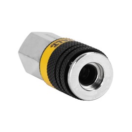 DEWALT 7-Piece Industrial Couplers and Plugs Set, 6 Ball Push Connect Design for Quick and Easy Release, Durable and Reliable for Industrial Use