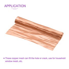 DMiotech 1 Pack Copper Screen Mesh Filtration Cloth, 20x12inch 100 Mesh for Household Window Door