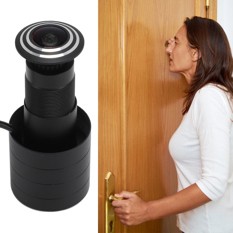 Peephole Camera 1080P 2MP Pixels Wide Angle USB Plug and