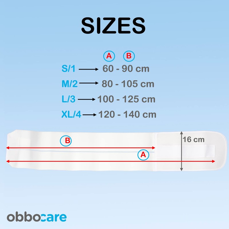 Obbocare Standard chest strap with 2 elastic bands that allow