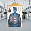 50 Pack Paper Shooting Targets for Range, 23X35 inch Silhouette