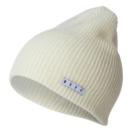 Neff Unisex Daily Beanie, Warm, Slouchy, Soft Headwear, Ivory, One Size