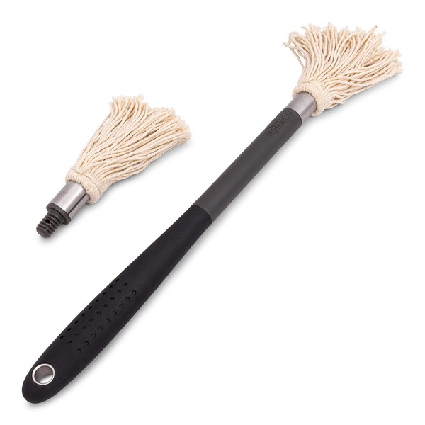 GRILLHOGS 18" Basting Mop - BBQ Mop Brushes for Sauce,