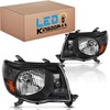 LEDKINGDOMUS Headlight Assembly, DOT-certified, Compatible with 2005-2011 Tacoma 05 06