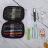 100Pcs/Set Sweater Knitting Tool 22 Metal Crochet Set Needles Sewing