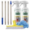 CHOMP! Grout Cleaner Bundle, Includes Long Handle Stand Up Brush,