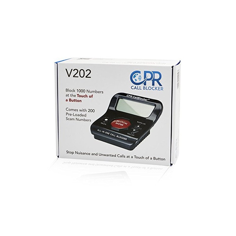 CPR V202 Call Blocker - Pre-Programmed with 200 Known Nuisance
