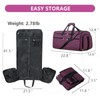 Carry on Garment Bag for Travel, Bukere Convertible Suit Travel