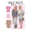 McCall's Patterns 7297 RR,Misses/Women's Robe,Belt,Tops,Dress,Shorts and Pants,Sizes 18W-24W, (18W-20W-22W-24W)