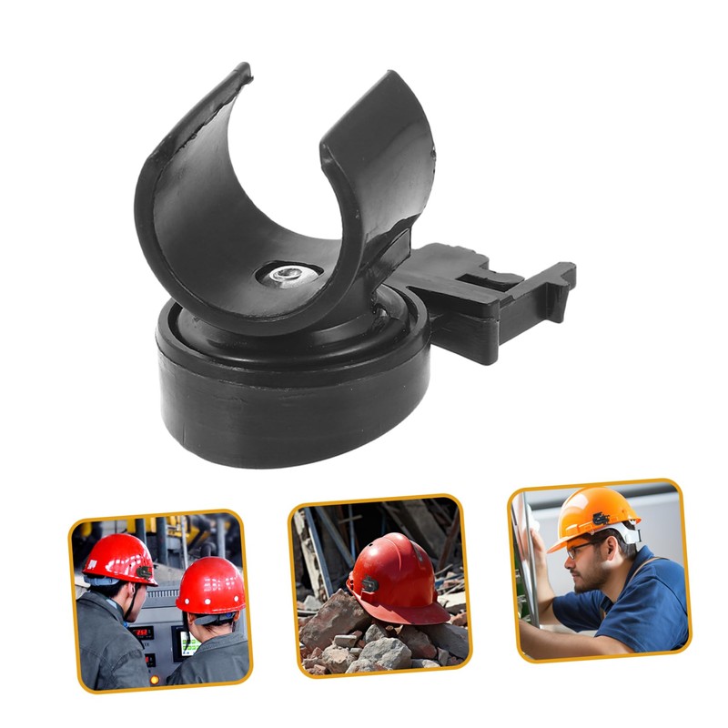 COHEALI Head Light Hard Hat Clip Flashlight Holder for Safety