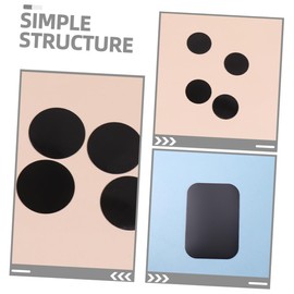 OSALADI 4Pcs Metal Plate Magnets for Phone Cases Compatible with Car Mounts Lightweight Easy to Use Suitable for All Phone Models Smooth Surface Protects from Scratches