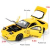 imtfzct 1/32 Mazda RX7 Model Car, Die-Cast Aluminium Toy Car,