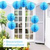 Hocansen 8 PCS Paper Honeycomb Balls Decoration 8inch Honeycomb Flower