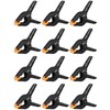 12Pcs Spring Clamps, Clamps Quick Grip, Market Stall Clips, Plastic