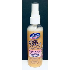 Hask Placenta No-Rinse Instant Hair Repair Treatment Super Strength - 5 fl oz