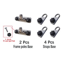 Brocraft Lund Boat Sport Tracker Bimini Top Mount/Canopy Mounts/Lund Boat Accessories